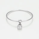 Bague "Binja" D 0,068/1 - Or Blanc 375/1000