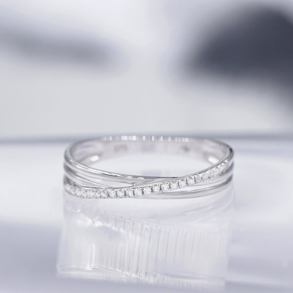 "Kudai" Ring D 0.269/17 - 375/1000 White Gold