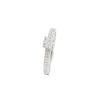Anillo "Magaña" D 0.31/36 - Oro blanco 375/1000
