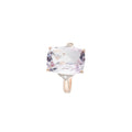 Bague "Pink Hill" Roseam 7,15/1 Dia0,032/2 - Or Rose 375/1000