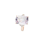 Bague "Pink Hill" Roseam 7,15/1 Dia0,032/2 - Or Rose 375/1000