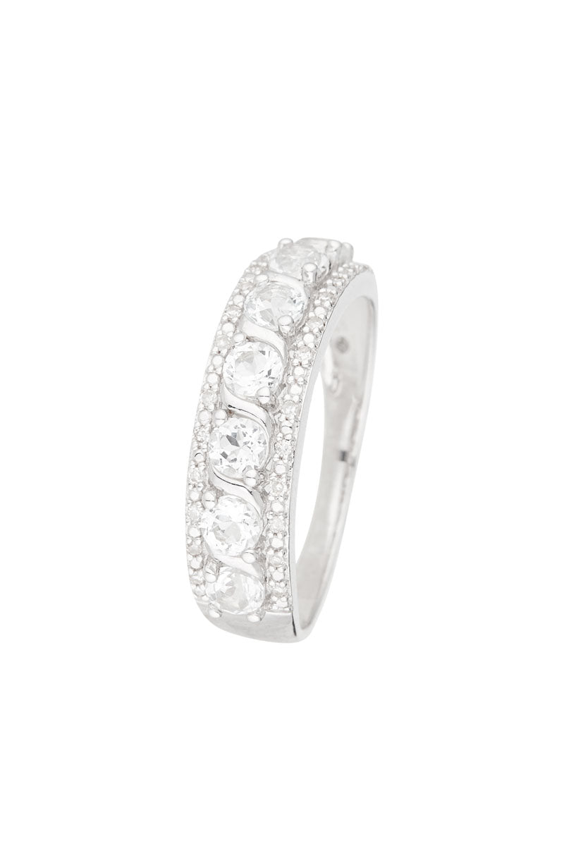 Ring "Sitra" D 0,08/24 Vit Topas 1,16/7