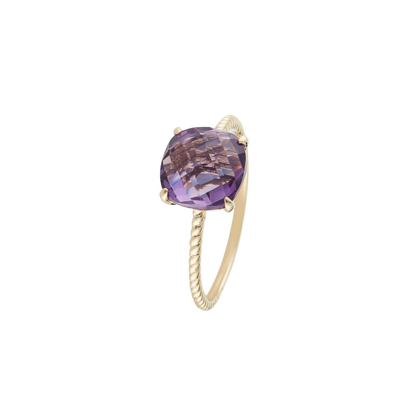 Bague "Ihosy" Améthyste 3,15/1 - Or Jaune 375/1000