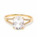 Anillo “Miri” D 0.084/24 Topacio Blanco 2.45/1