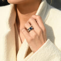 "Dakan" Ring D 0.27/50 Sapphire 2.69/21 - 375/1000 Yellow Gold