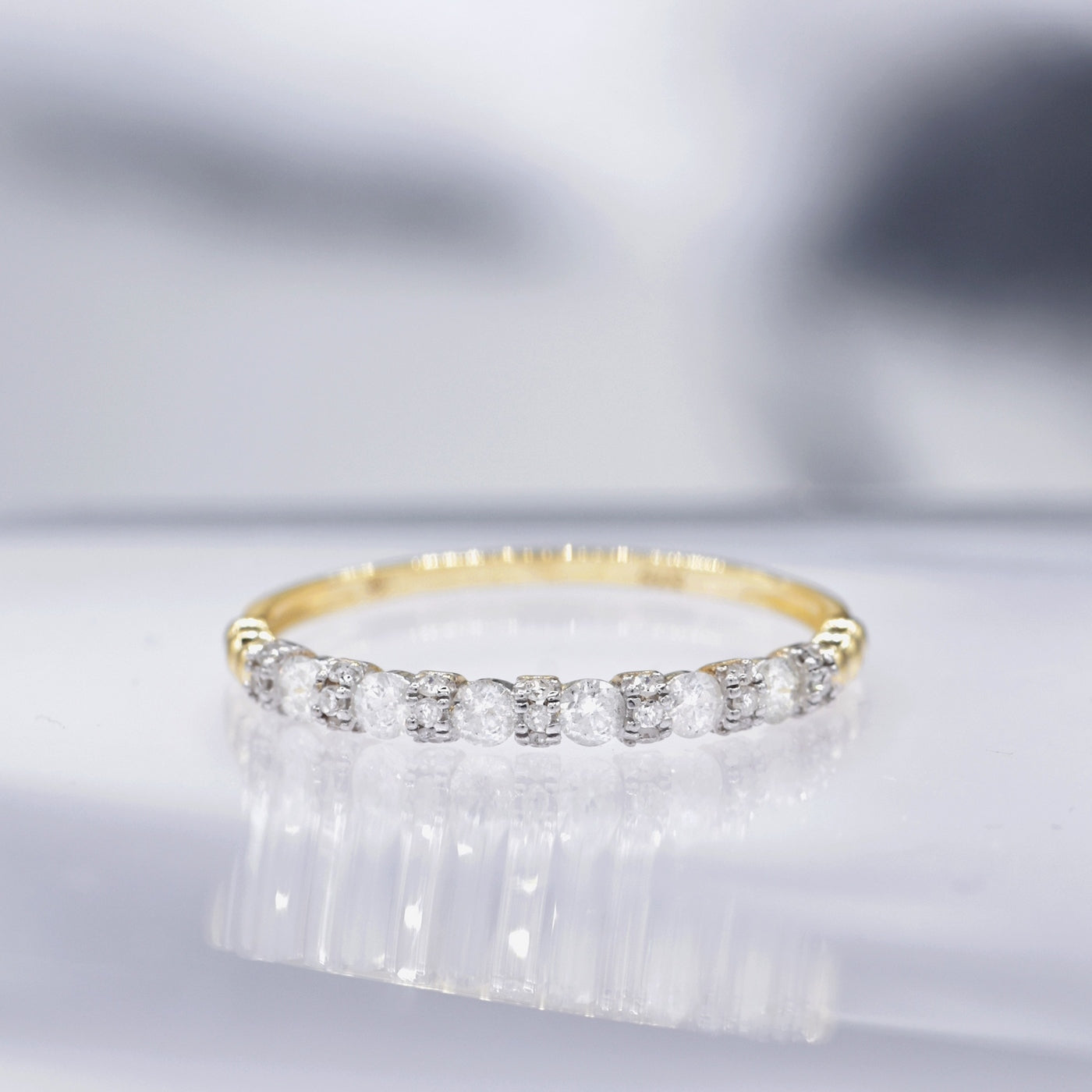 Anillo "Kuantan" D 0.294/27 - Oro Amarillo 375/1000
