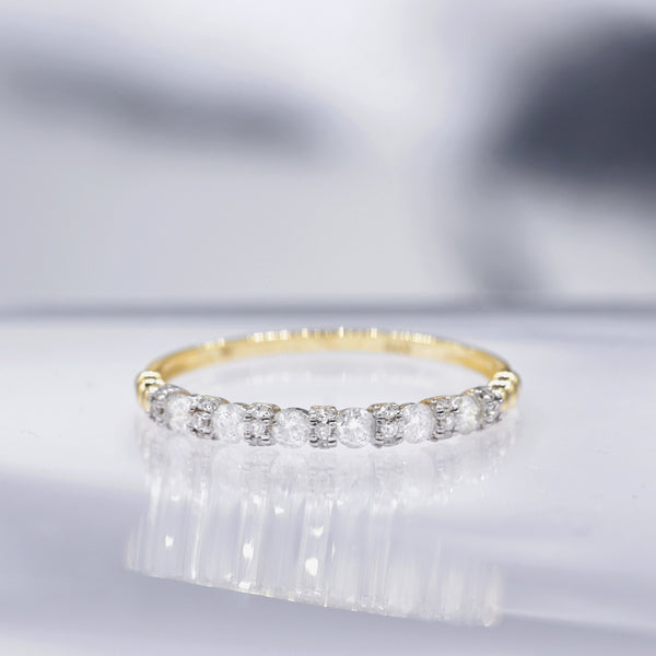 "Kuantan" Ring, D 0.294/27 - 375/1000 Yellow Gold