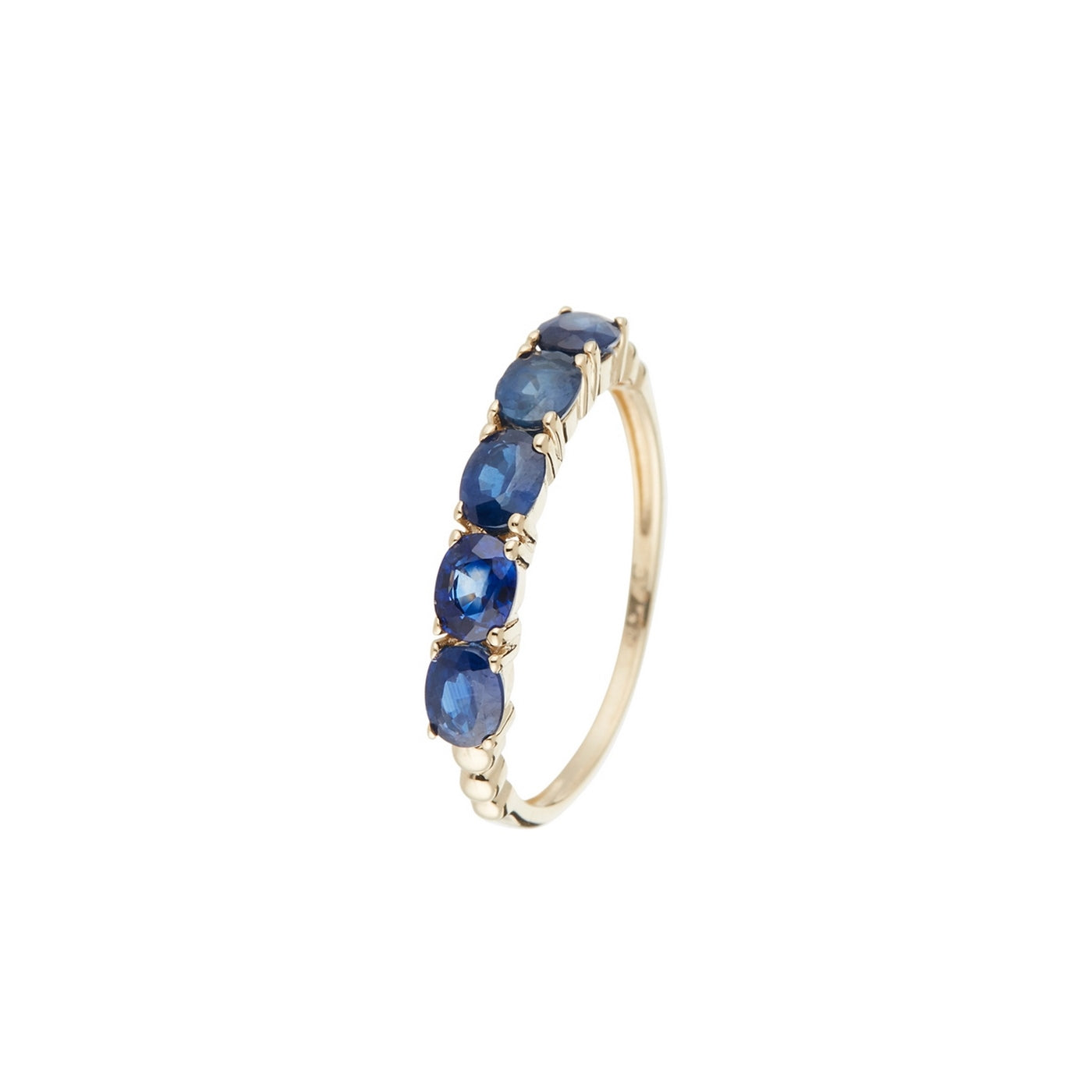 "Binty" Sapphire Ring 1.25/5 - 375/1000 Yellow Gold