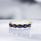 "Binty" Sapphire Ring 1.25/5 - 375/1000 Yellow Gold