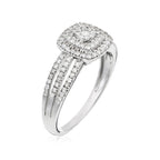 "Moromba" ring D 0.493/97 - 375/1000 White Gold