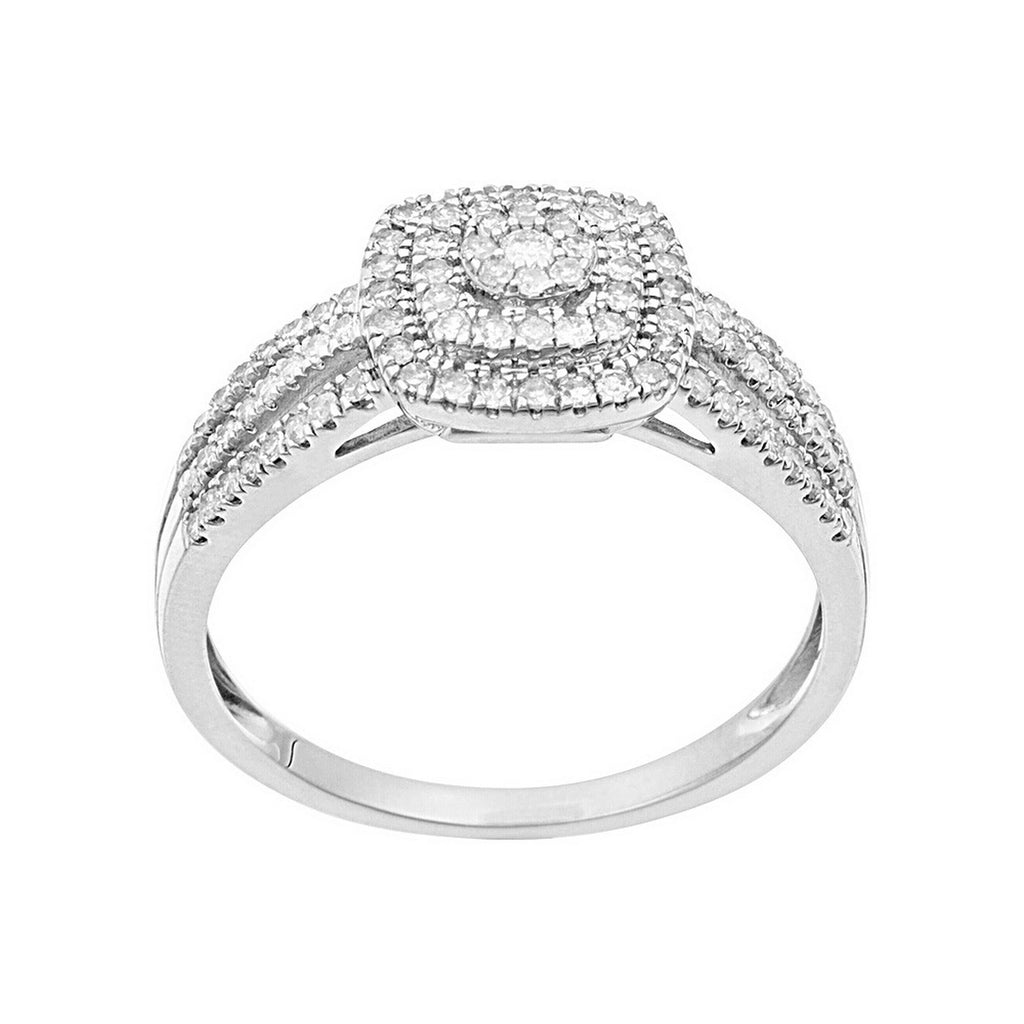 "Moromba" ring D 0.493/97 - 375/1000 White Gold