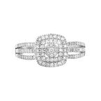 "Moromba" ring D 0.493/97 - 375/1000 White Gold