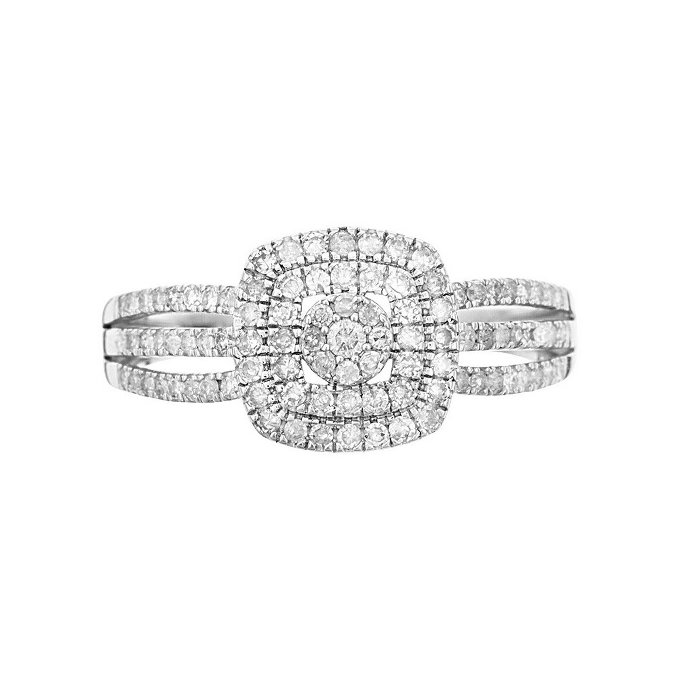 "Moromba" ring D 0.493/97 - 375/1000 White Gold