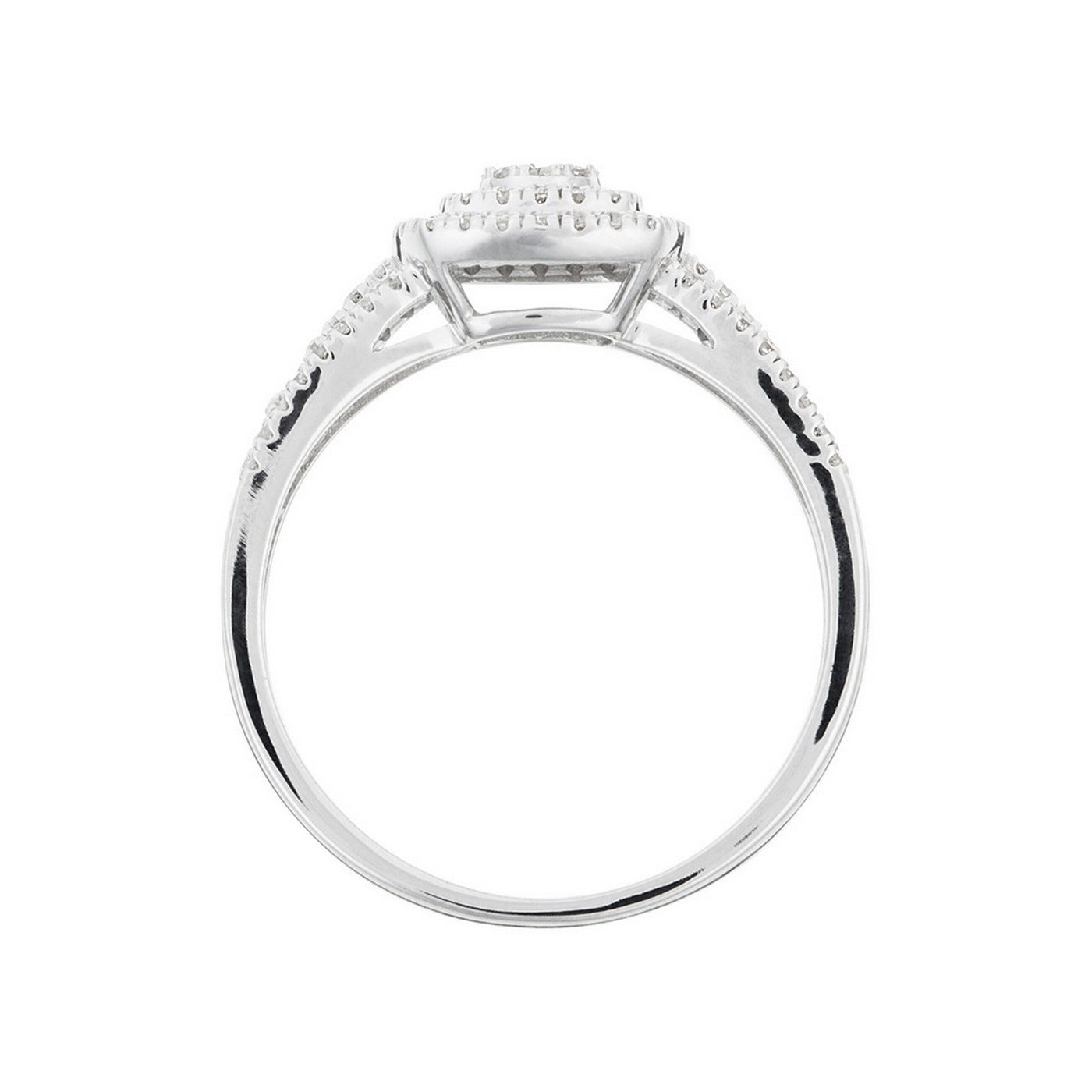 "Moromba" ring D 0.493/97 - 375/1000 White Gold