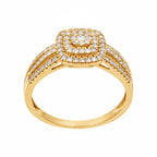 Anillo "Moromba" D 0.493/97 - Oro amarillo 375/1000
