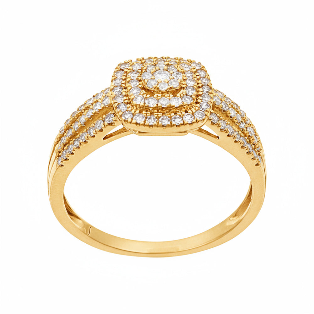 Anillo "Moromba" D 0.493/97 - Oro amarillo 375/1000