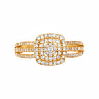 Anillo "Moromba" D 0.493/97 - Oro amarillo 375/1000