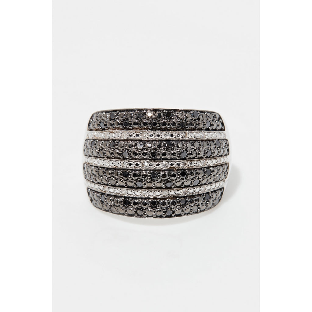 Bague "Maeva" D 0,501/64 - Or Blanc 375/1000