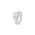 "Remban" Ring D 0.32/68 White Topaz 1.41/1 - 375/1000 White Gold