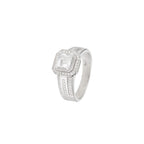 "Remban" Ring D 0.32/68 White Topaz 1.41/1 - 375/1000 White Gold