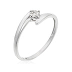 "Dava" Ring D 0.049/7 - 375/1000 White Gold