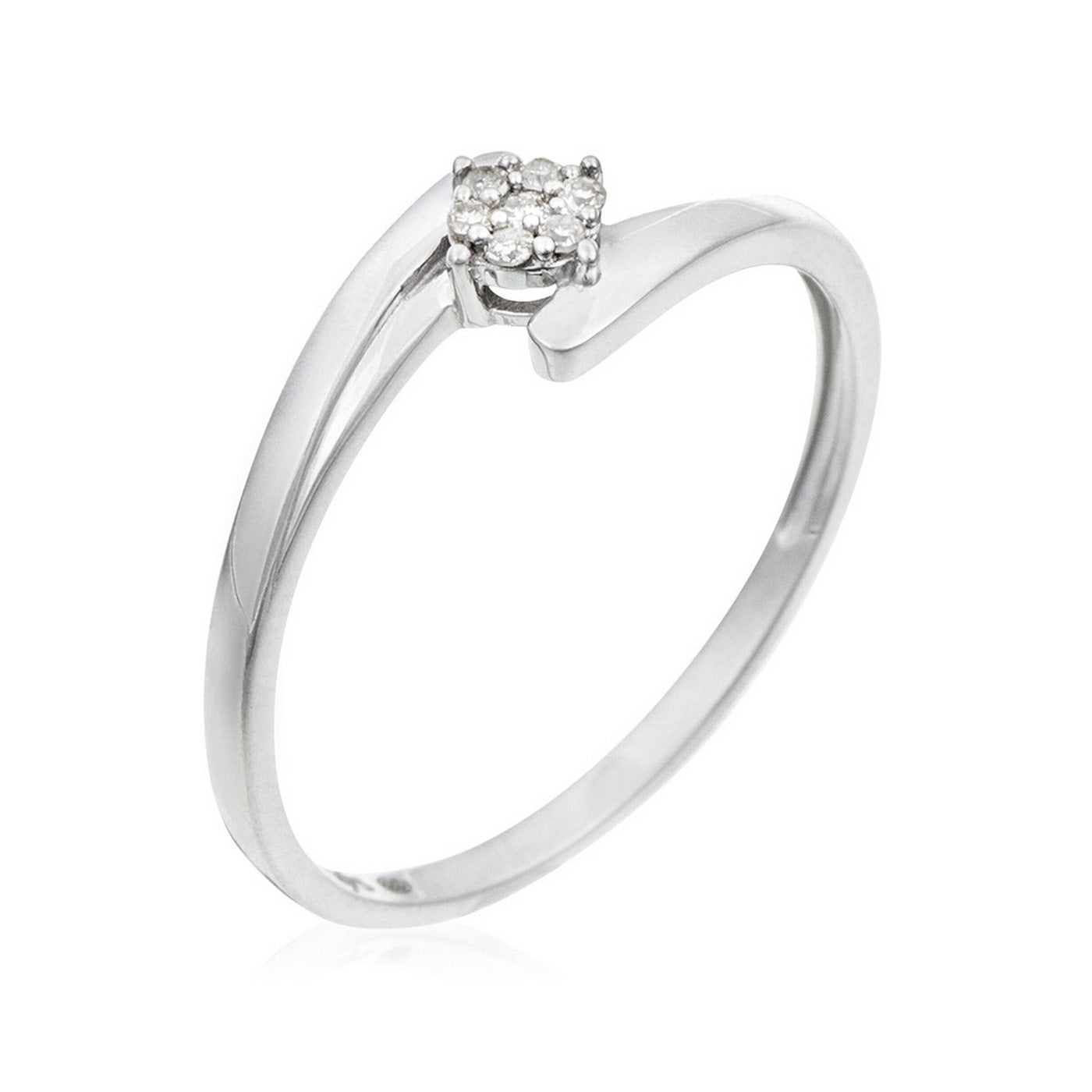 "Dava" Ring D 0.049/7 - 375/1000 White Gold