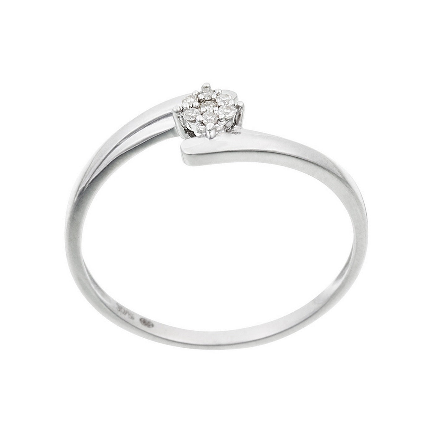 "Dava" Ring D 0.049/7 - 375/1000 White Gold