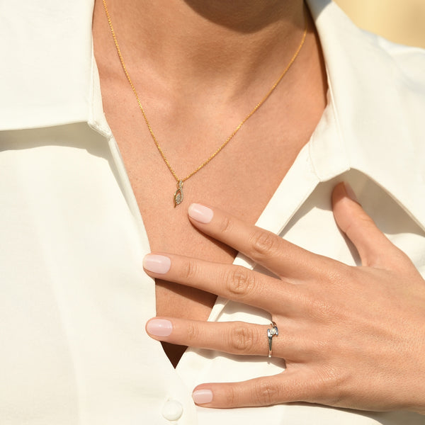 "Dava" Ring, D 0.049/7 - 375/1000 White Gold
