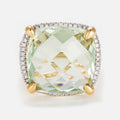 Bague "Rivière" D0,33/60 - Green Amethyst 16,9/1