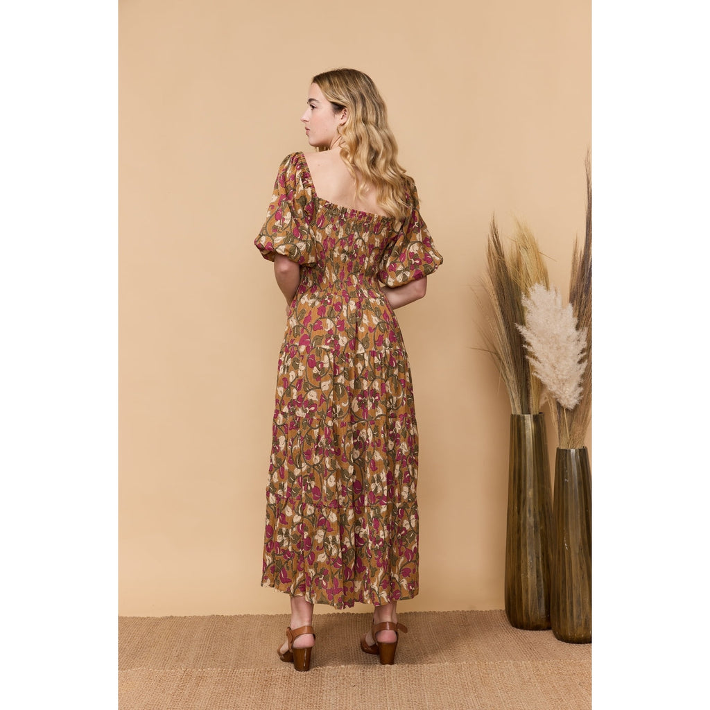 Vestido Byouti - Ocre
