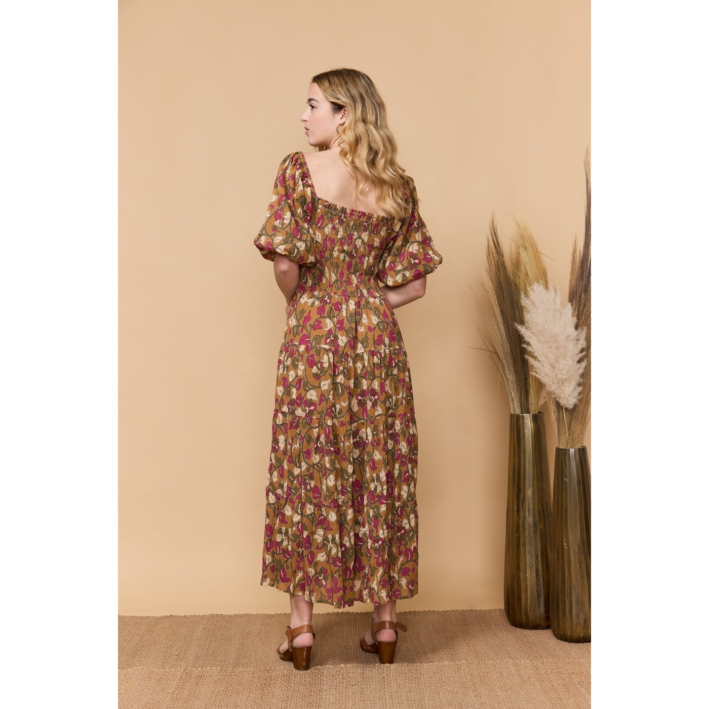 Vestido Byouti - Ocre