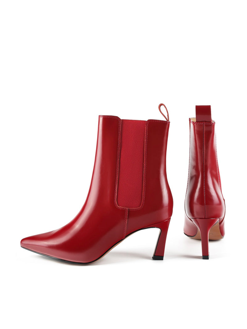 Bottines Straight To The Point - Rouge