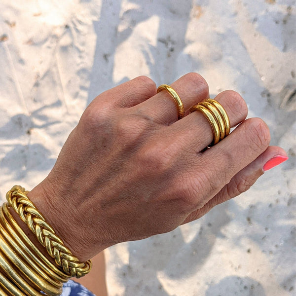 Bague Bouddhiste - Light Gold