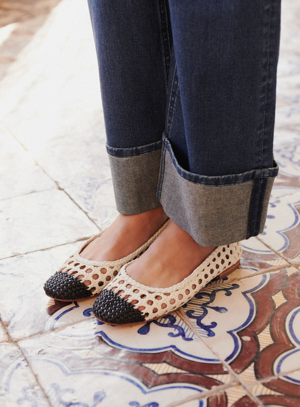 Ballerines Coralie - Ecru