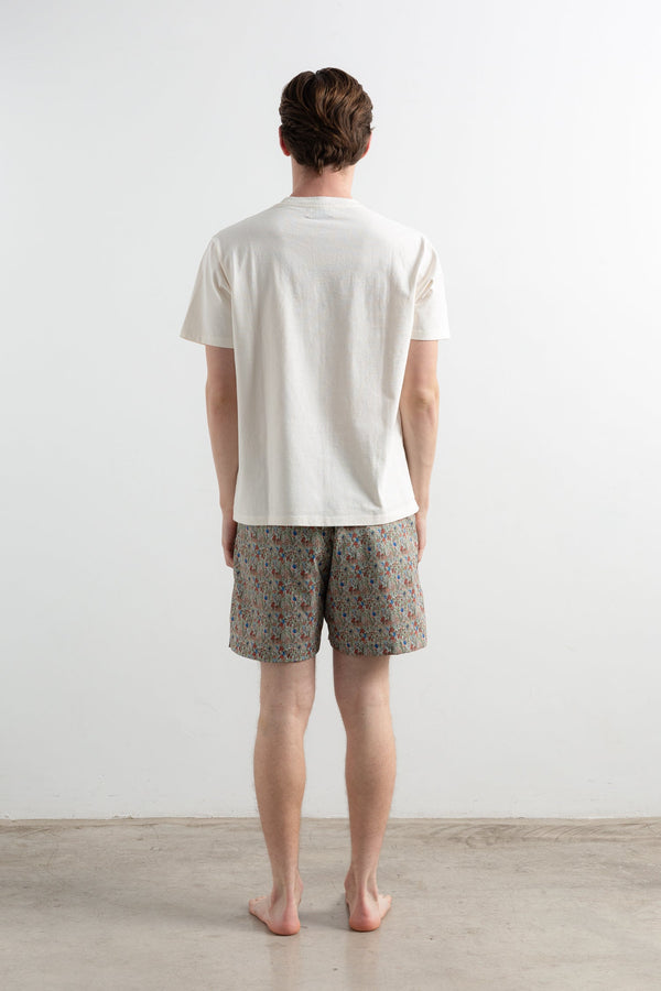 Wildlife-badeshorts i brun