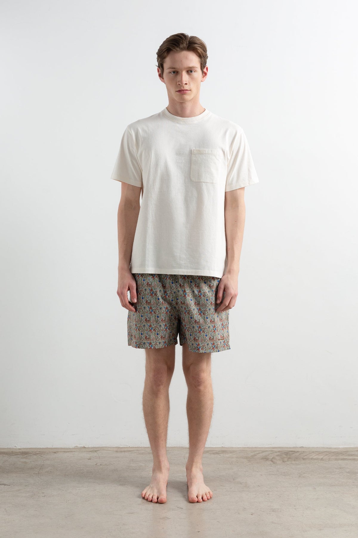 Wildlife-badeshorts i brun