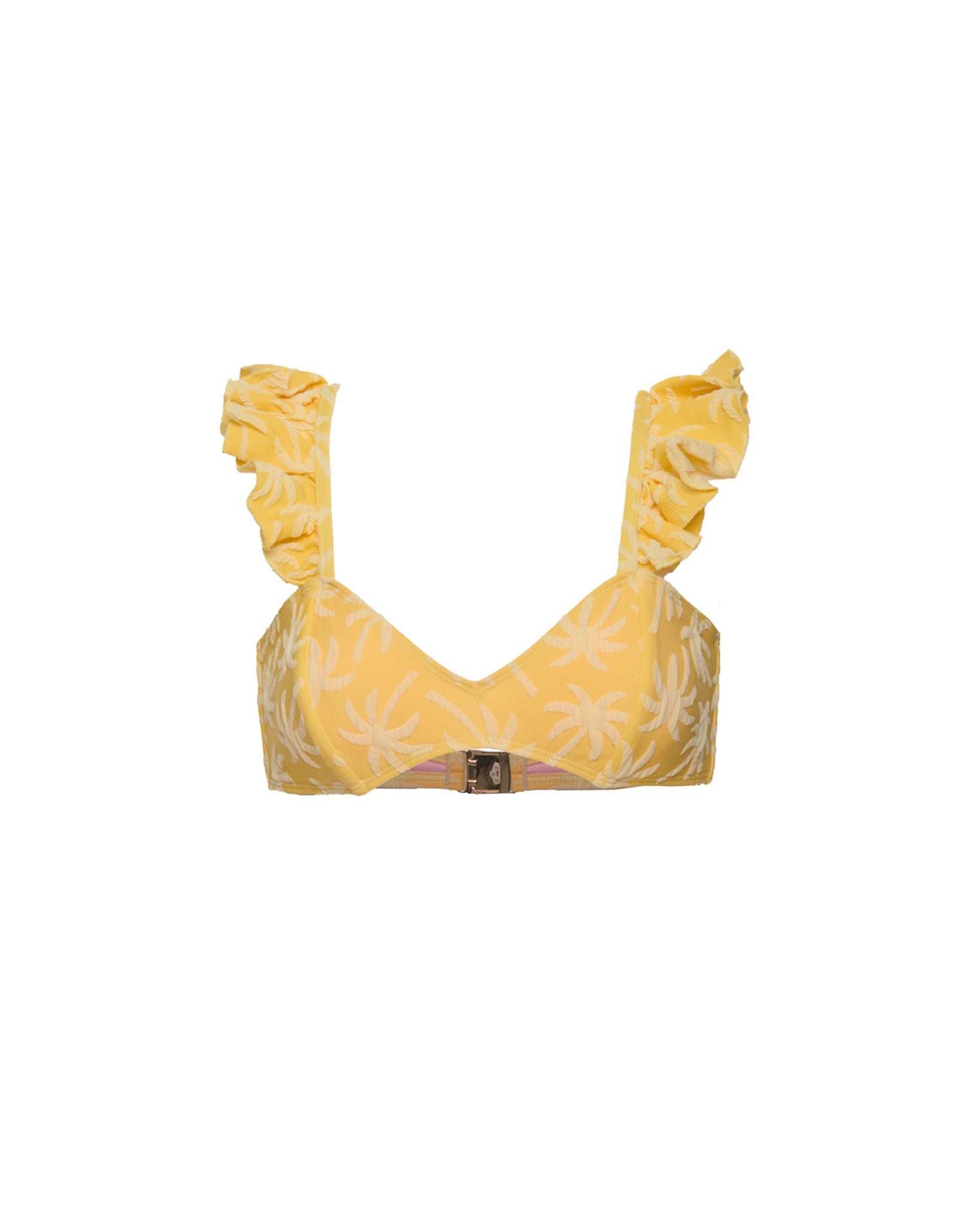 Diadema Con Volantes Coco-Toi Amarillo