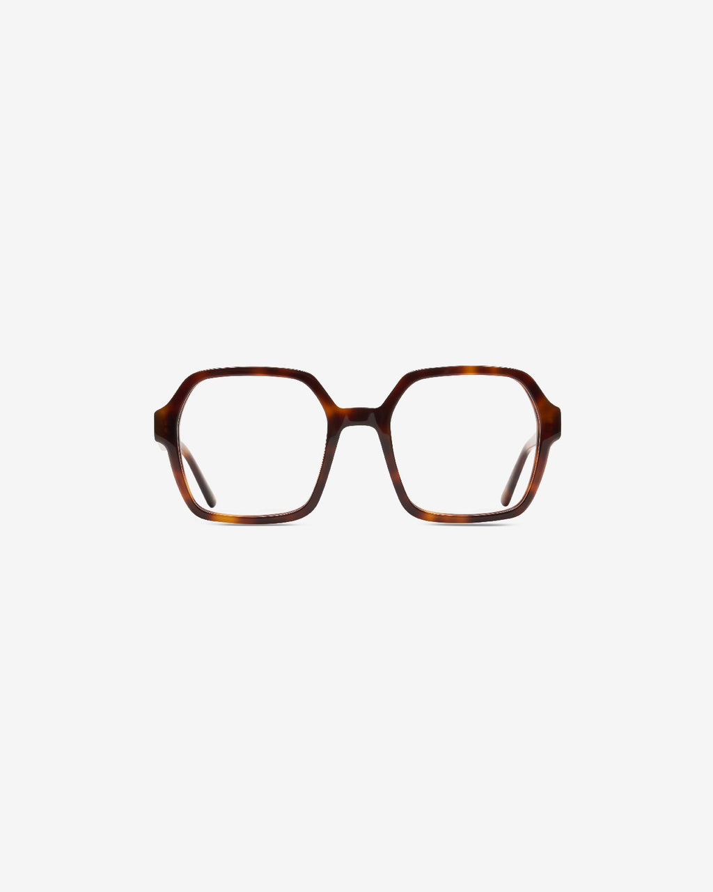 Barbara Ecaille eyeglasses — square acetate frame, front view