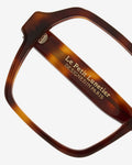 Barbara Ecaille eyeglasses — square acetate frame, three-quarter view