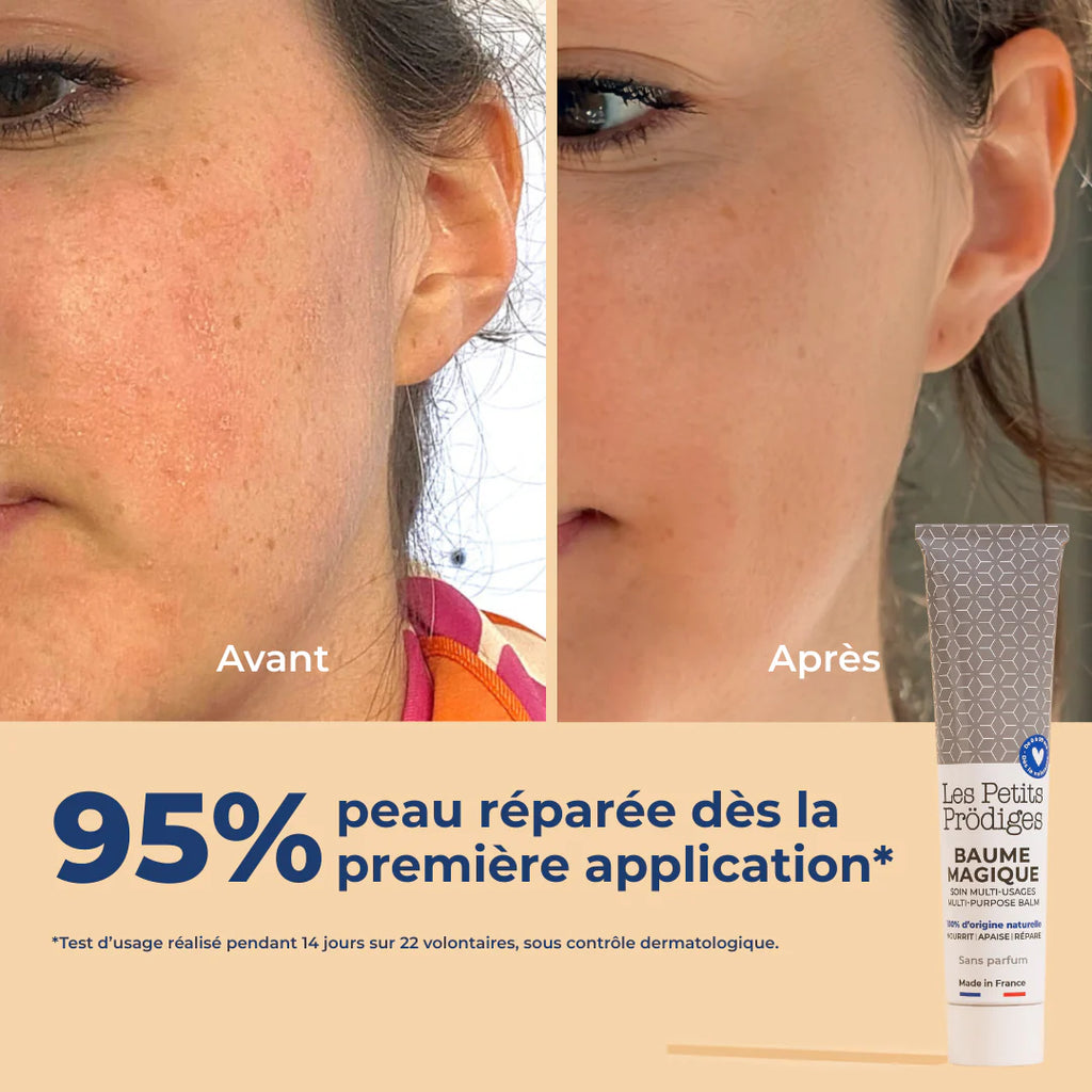 Soin qui répare la peau dès la 1ère application 