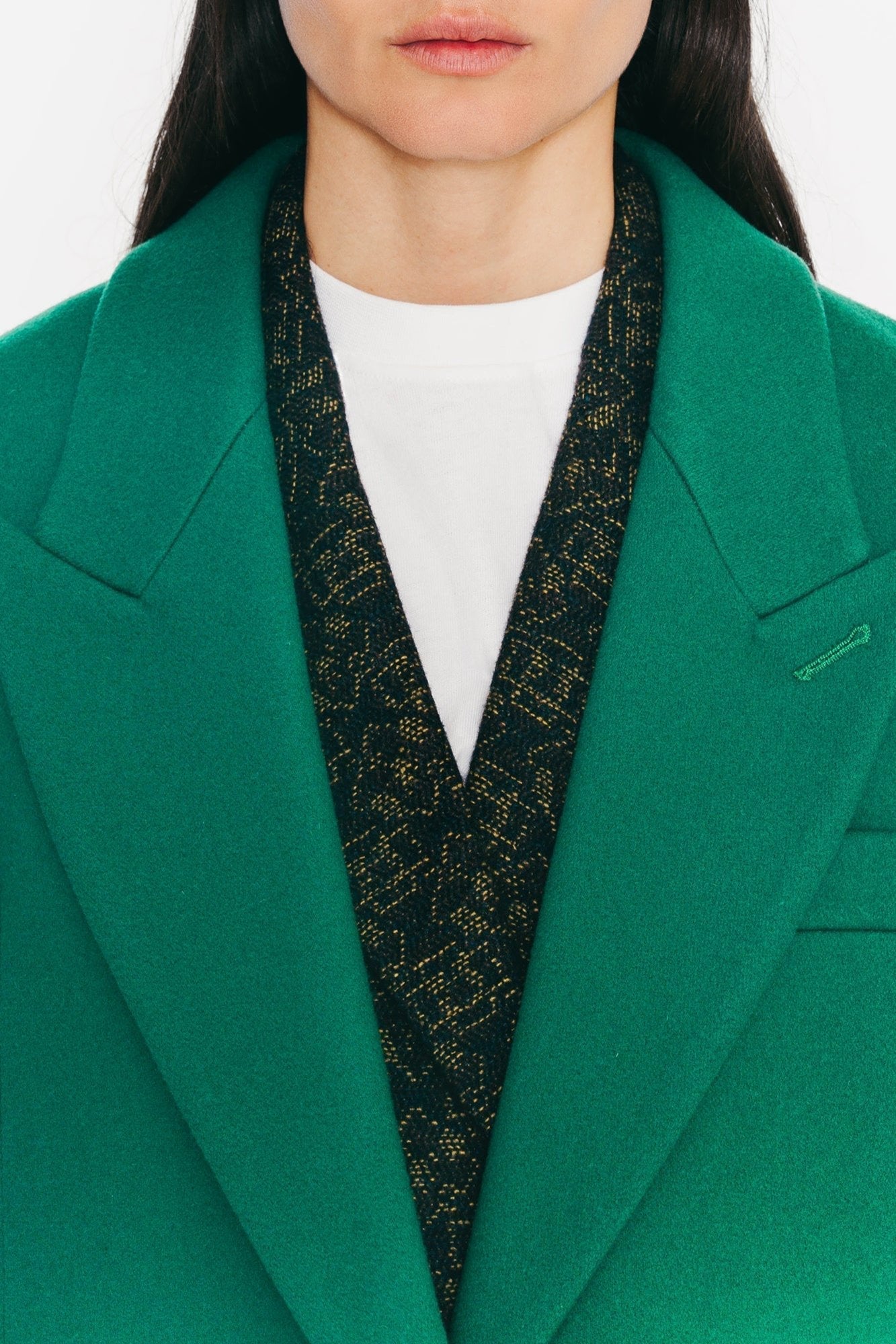 Berry Green Coat