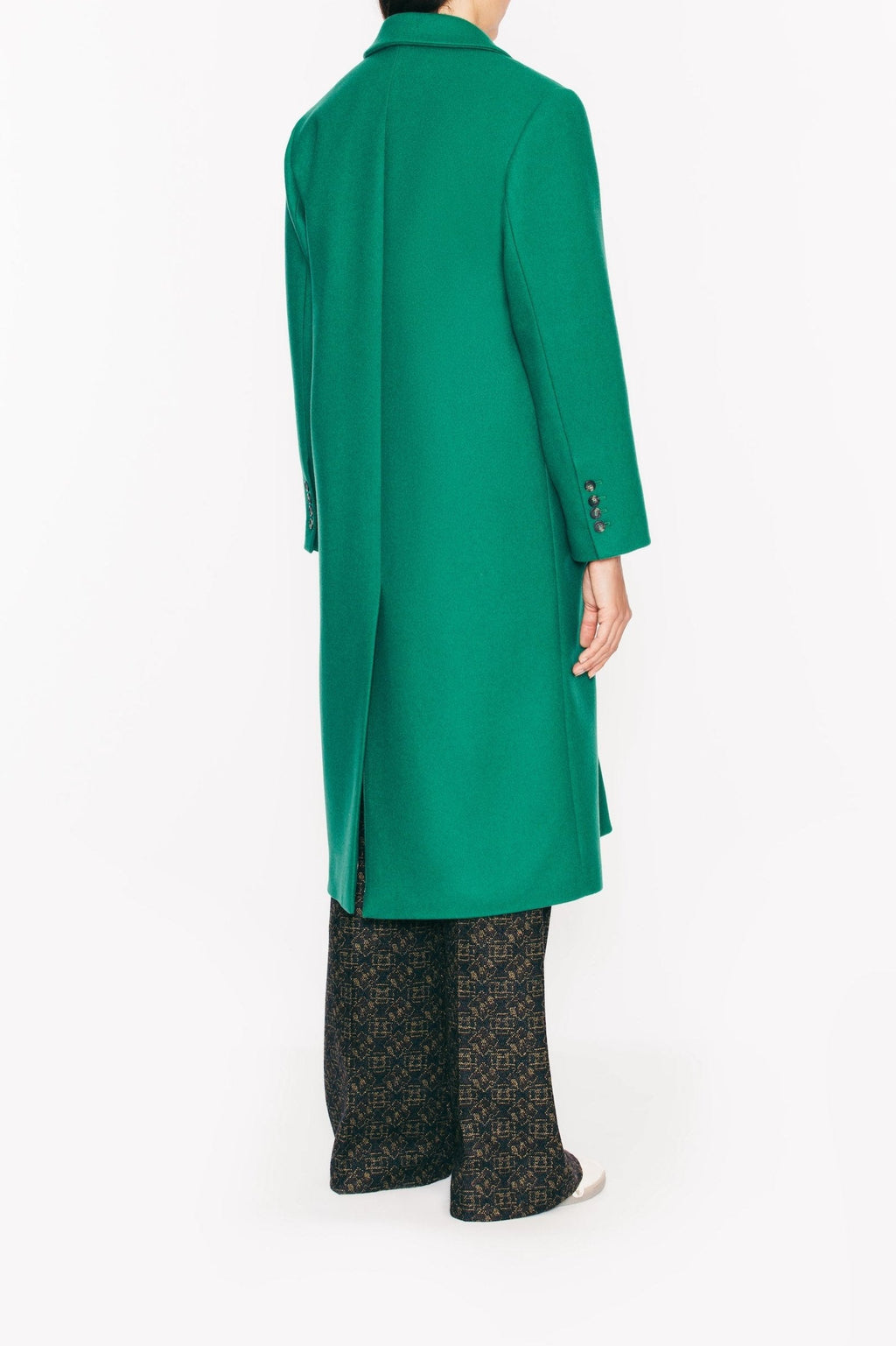 Berry Green Coat