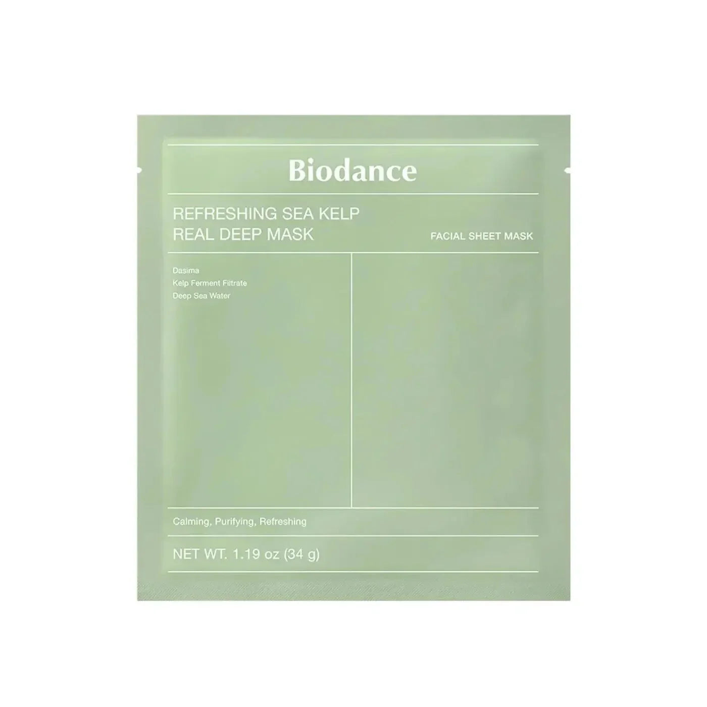 Mascarilla profunda refrescante de algas marinas – Mascarilla calmante y purificante