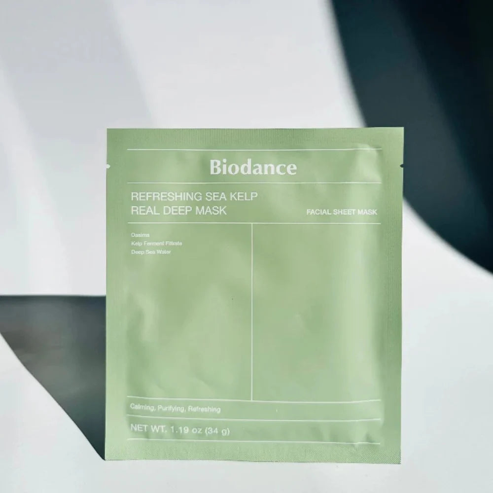 Mascarilla profunda refrescante de algas marinas – Mascarilla calmante y purificante