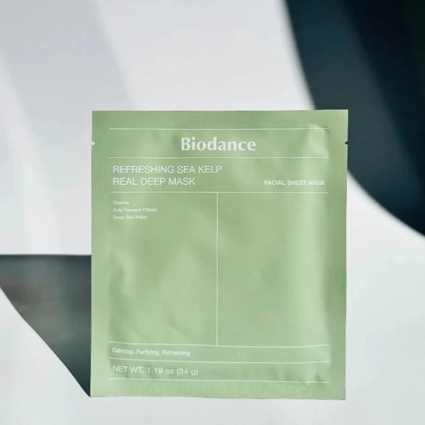 Mascarilla profunda refrescante de algas marinas – Mascarilla calmante y purificante