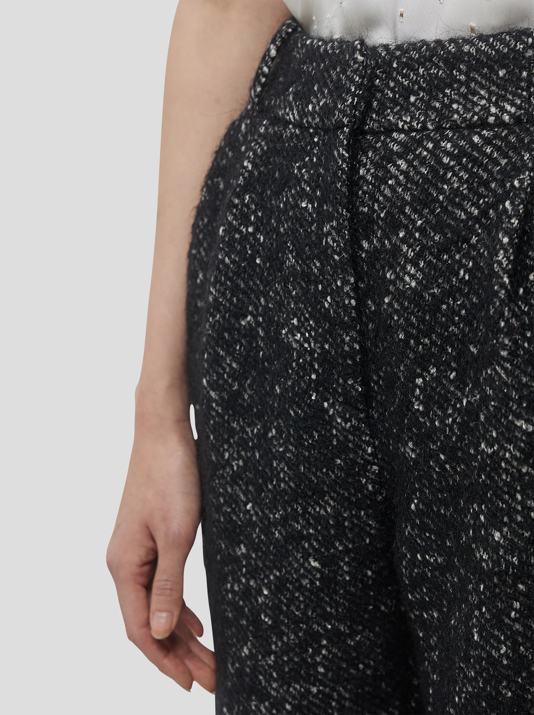 Pantalón Moor In Dark Wool, Grandfather Style