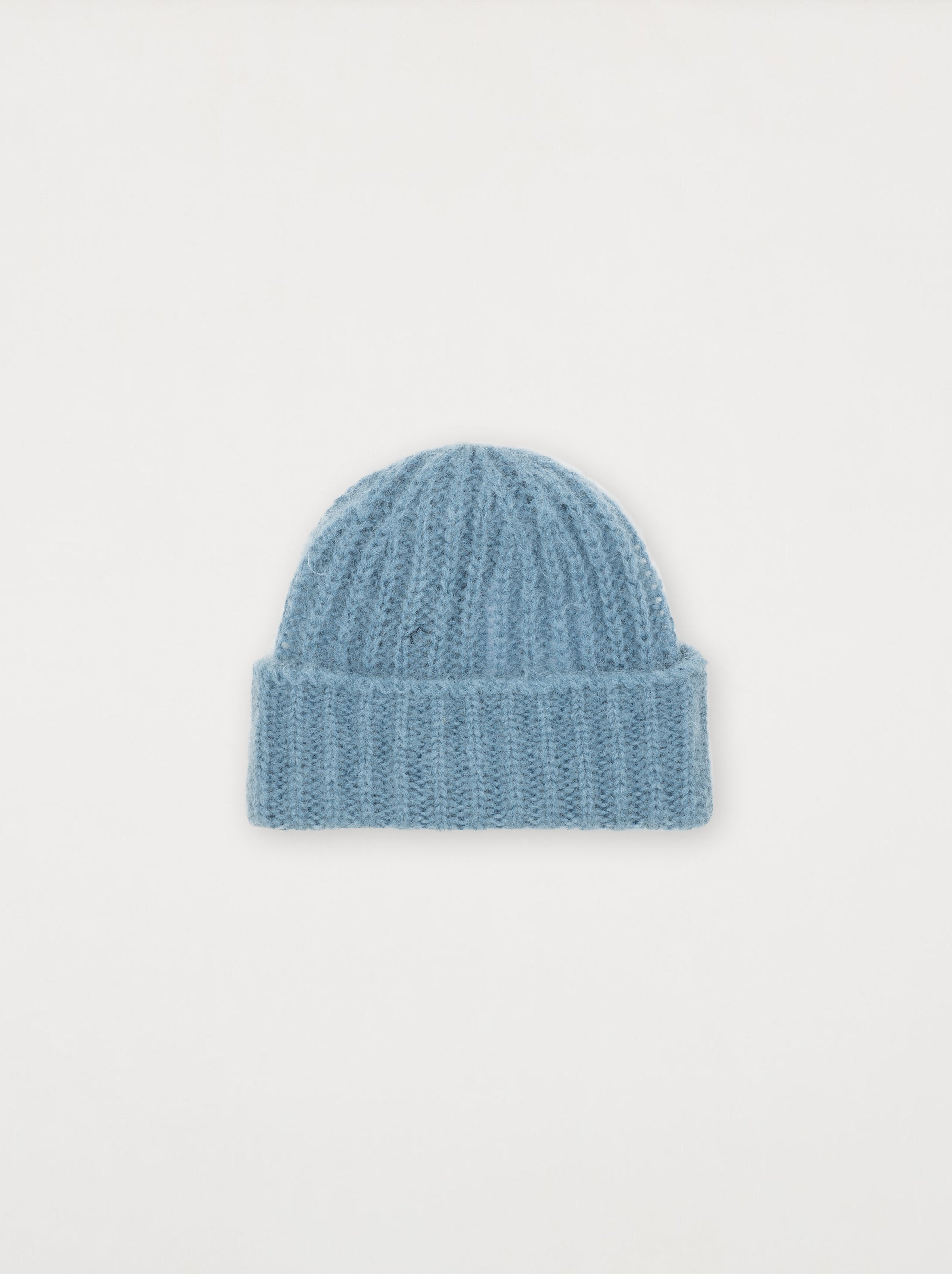 Bonnet Mohair Bleu Glacé