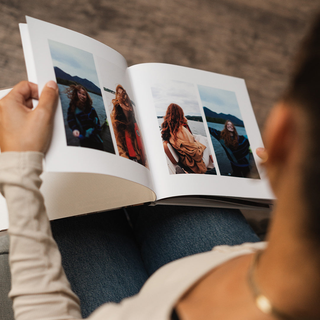 Lot De 2 Livres Photo Carré Rigide