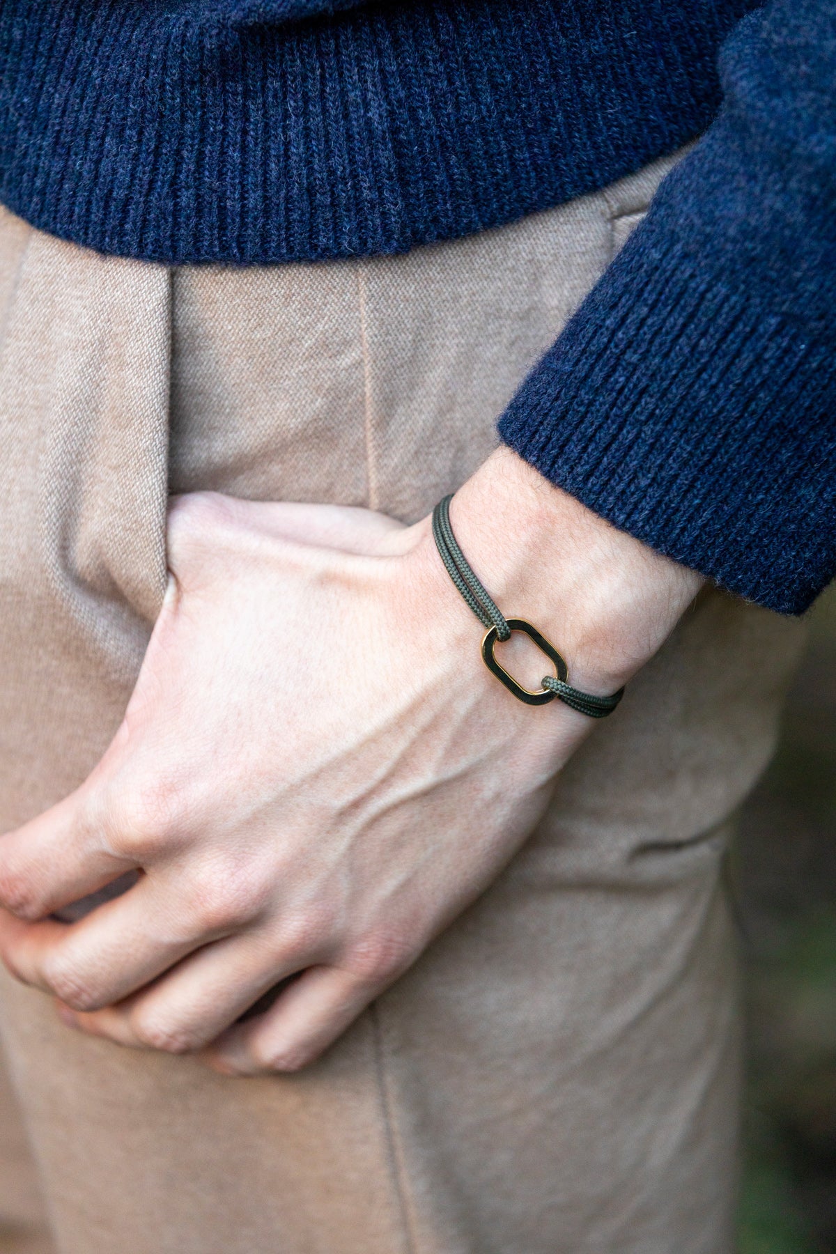 Bracelet Bord - Kaki