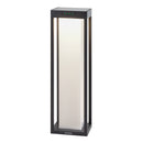Radia - Solar Bollard & Post - Aluminum - Black